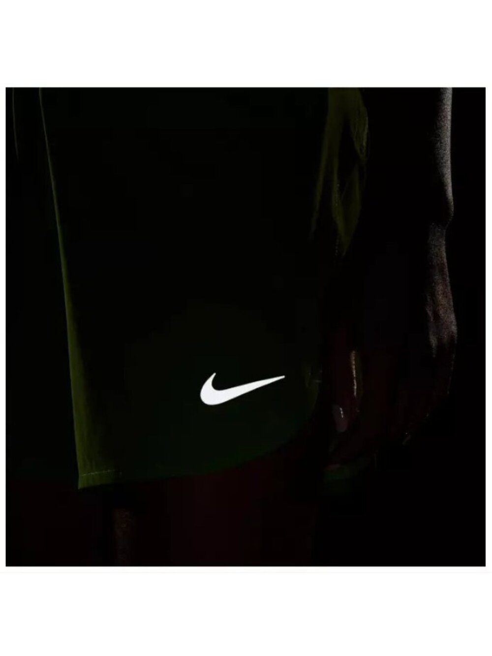 Nike Women's Crew Running Shorts CZ9568-321 Green Size S Small - Picture 5 of 6
